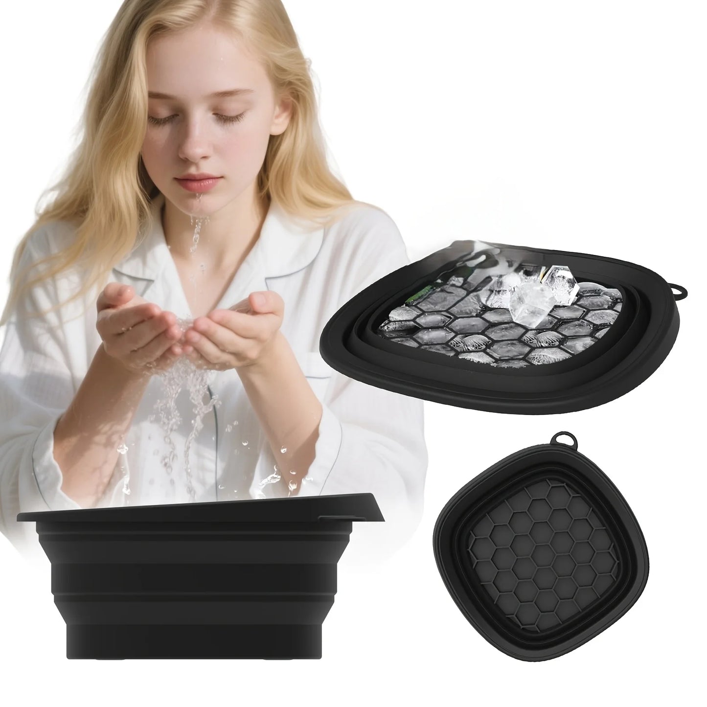 Portable Face Ice Bath Bowl