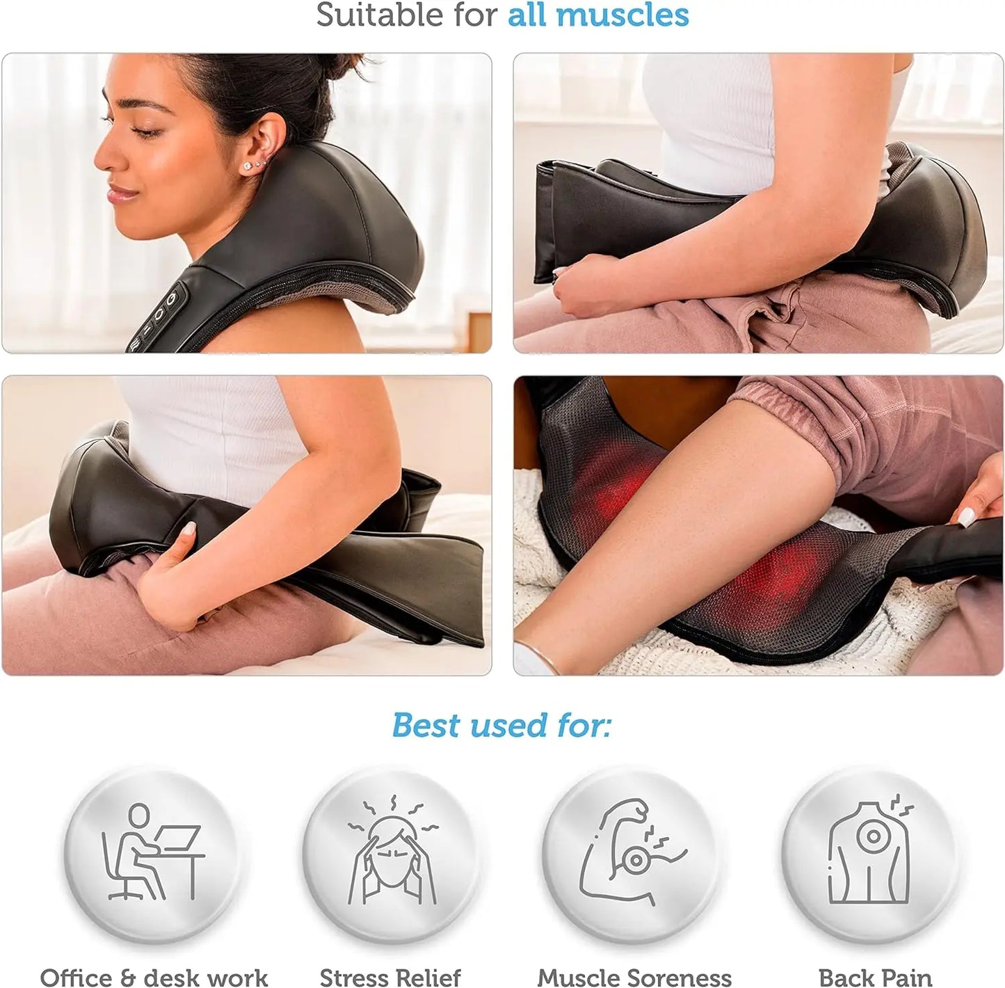 Portable Full Neck massager