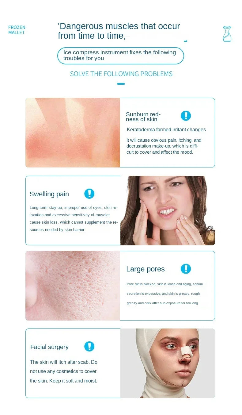 Facial Deep Tissue Cooling Ice Roller