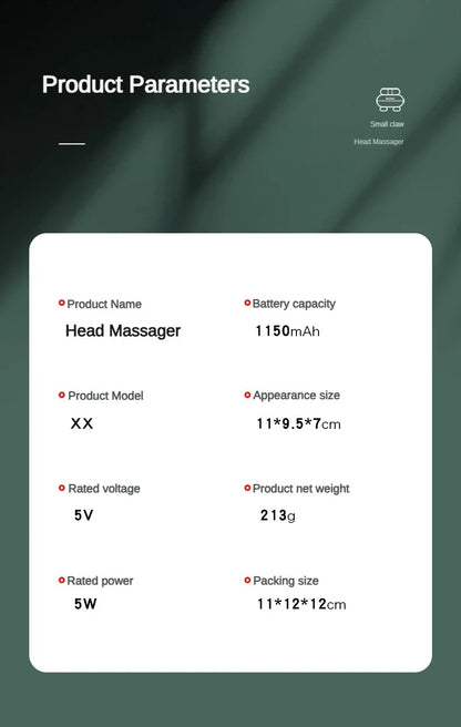 Multi-Functional Head Massager