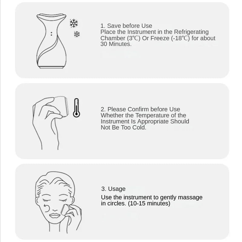 Facial Deep Tissue Cooling Ice Roller