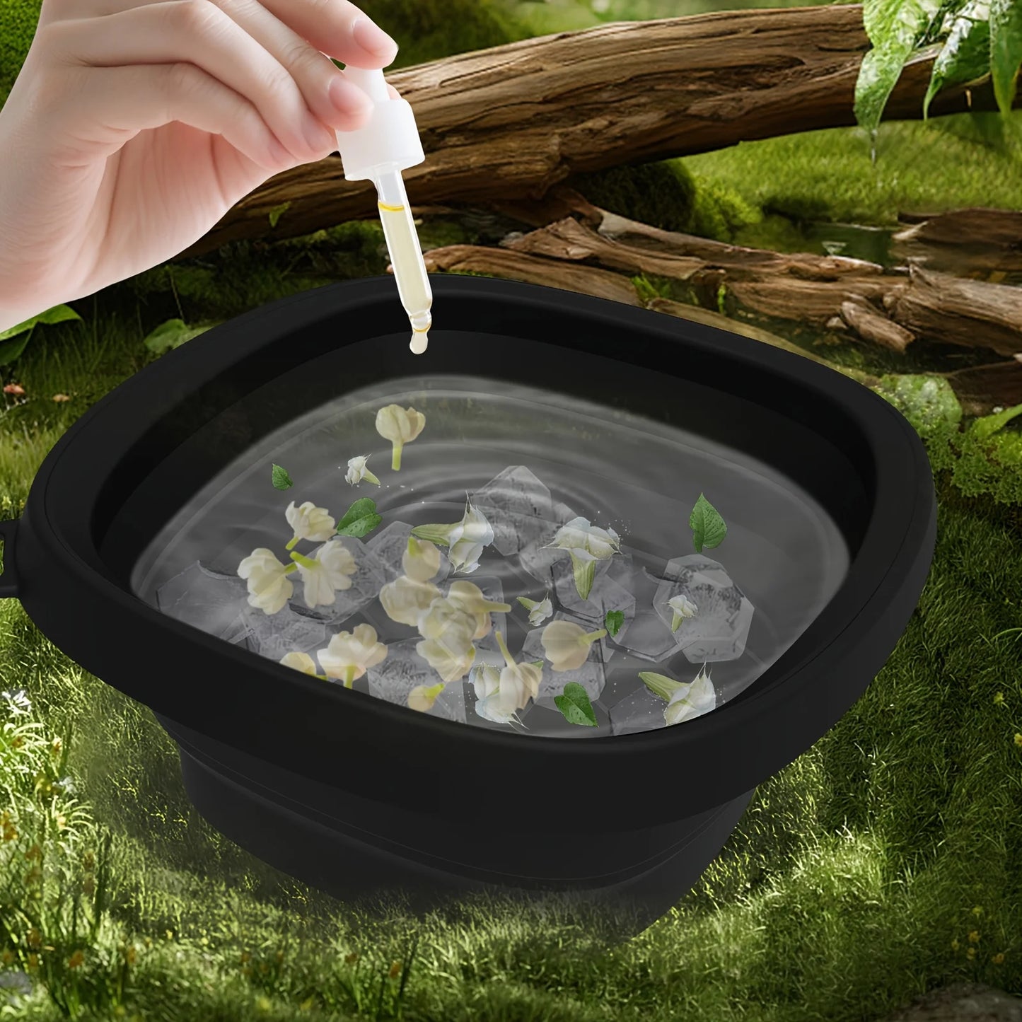 Portable Face Ice Bath Bowl