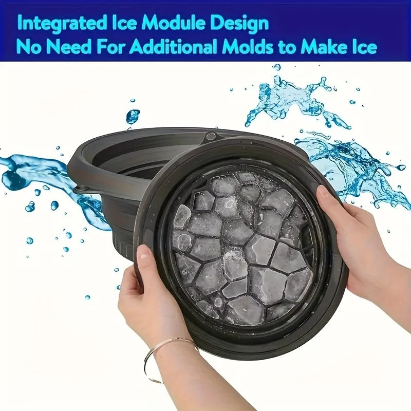 Portable Face Ice Bath Bowl