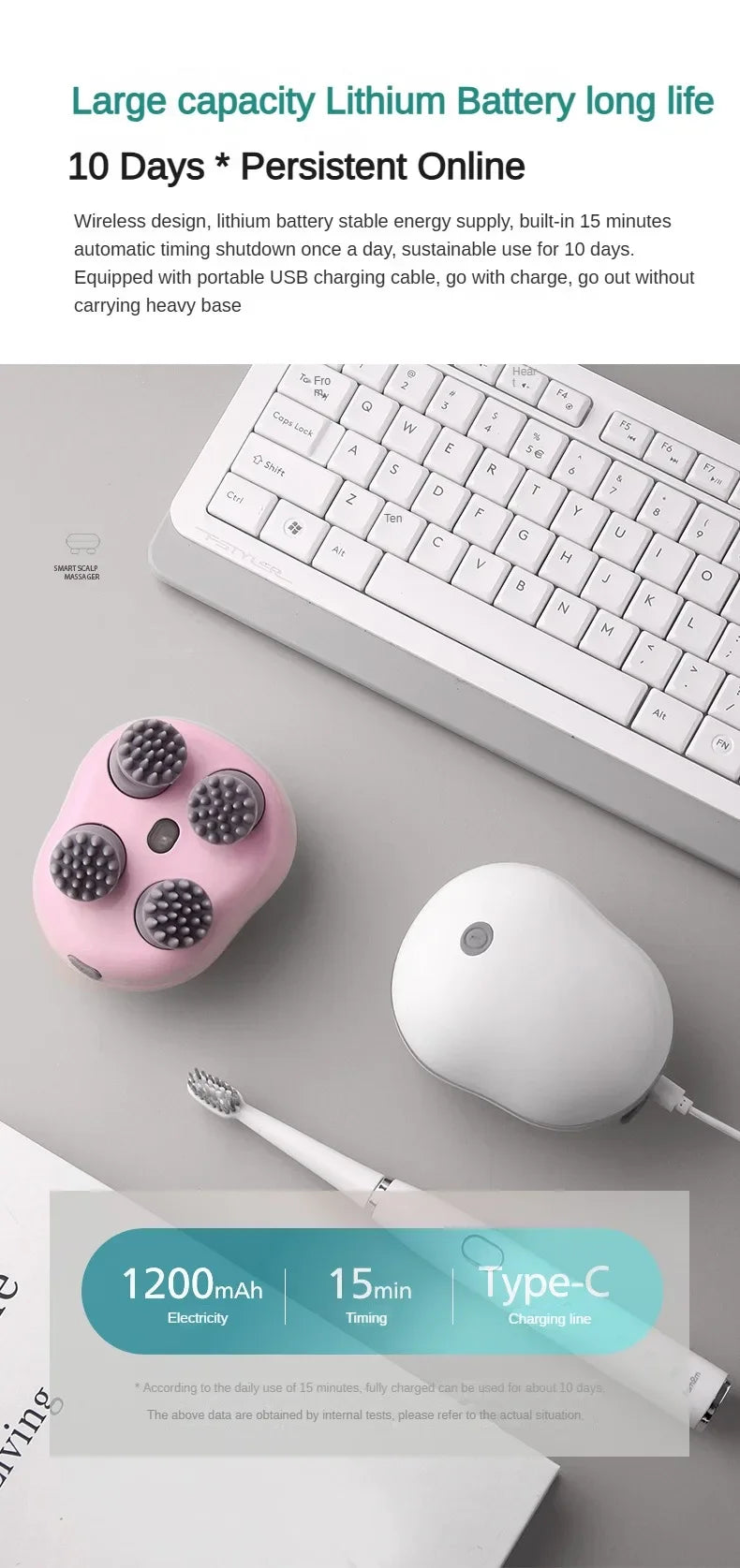 Multi-Functional Head Massager