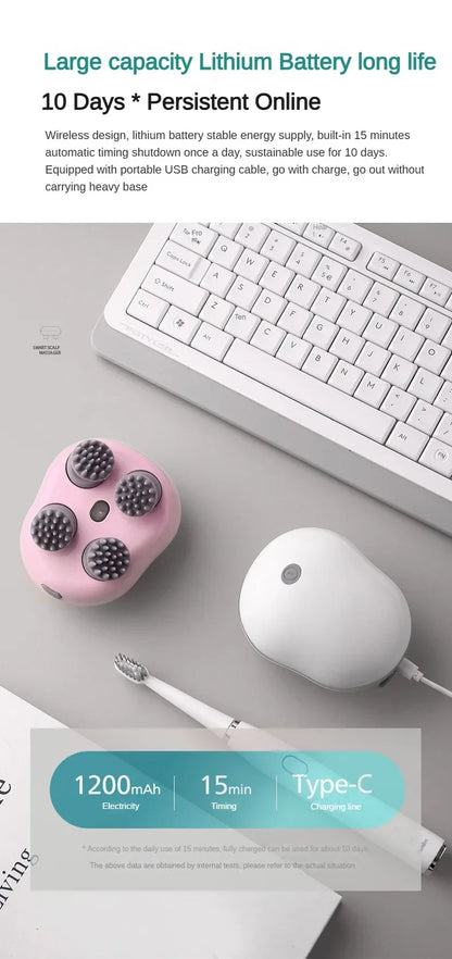 Multi-Functional Head Massager